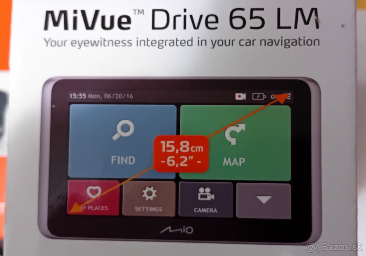 GPS navigácia MIO - MiVue Drive 65 LM - 3