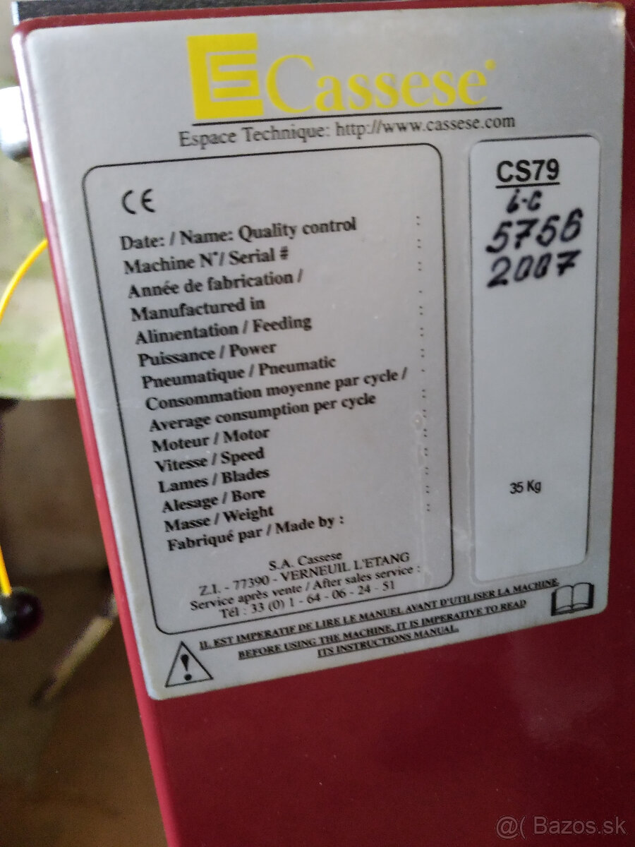 Predám sponkovačku Cassese Cs 79 profi - 3