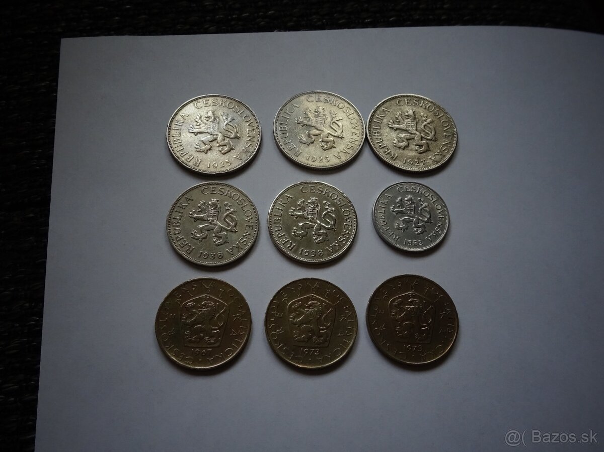 5kčs rôzne ročníky (1925-1991) - 3