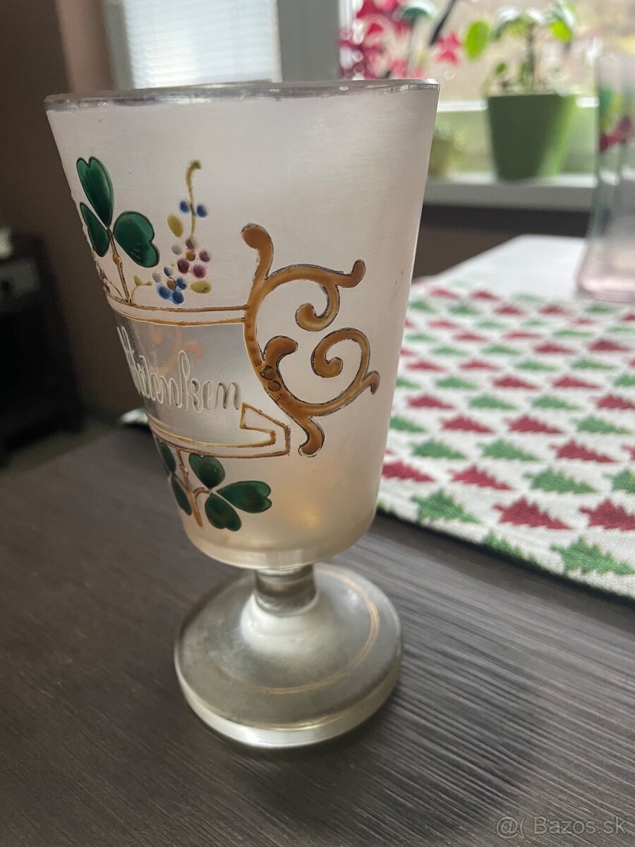 Starožitný pohár Andenken - 3