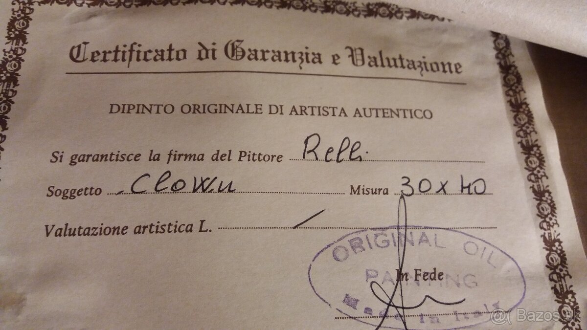 KLAUN olejomaľba v detskej izbe - 3