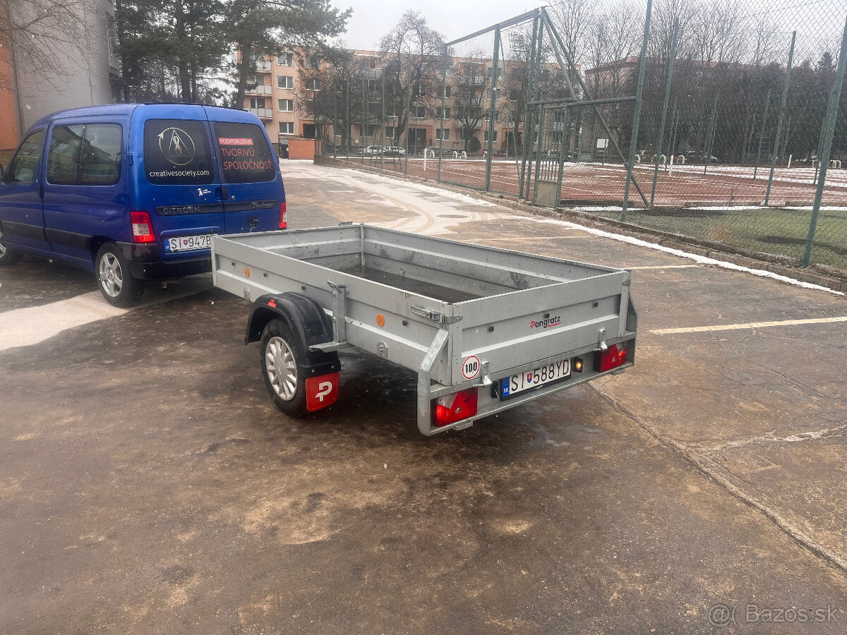 Prívesný vozík Pongratz - 125x250cm - 3