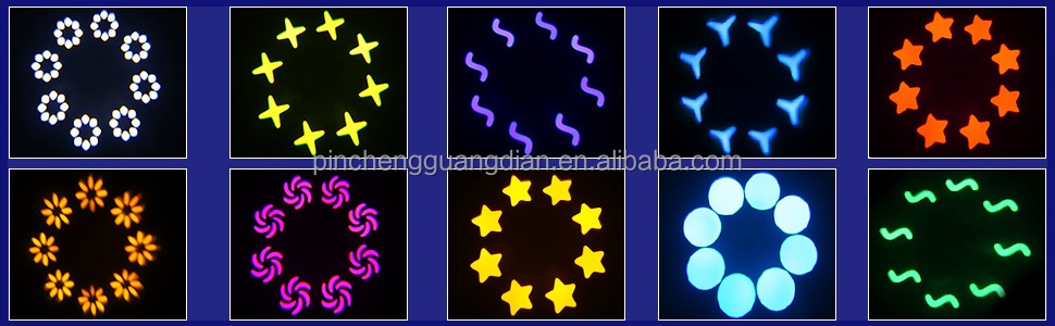 Predám 2ks Mini Rotačne hlavý beam spot 120 W - 3