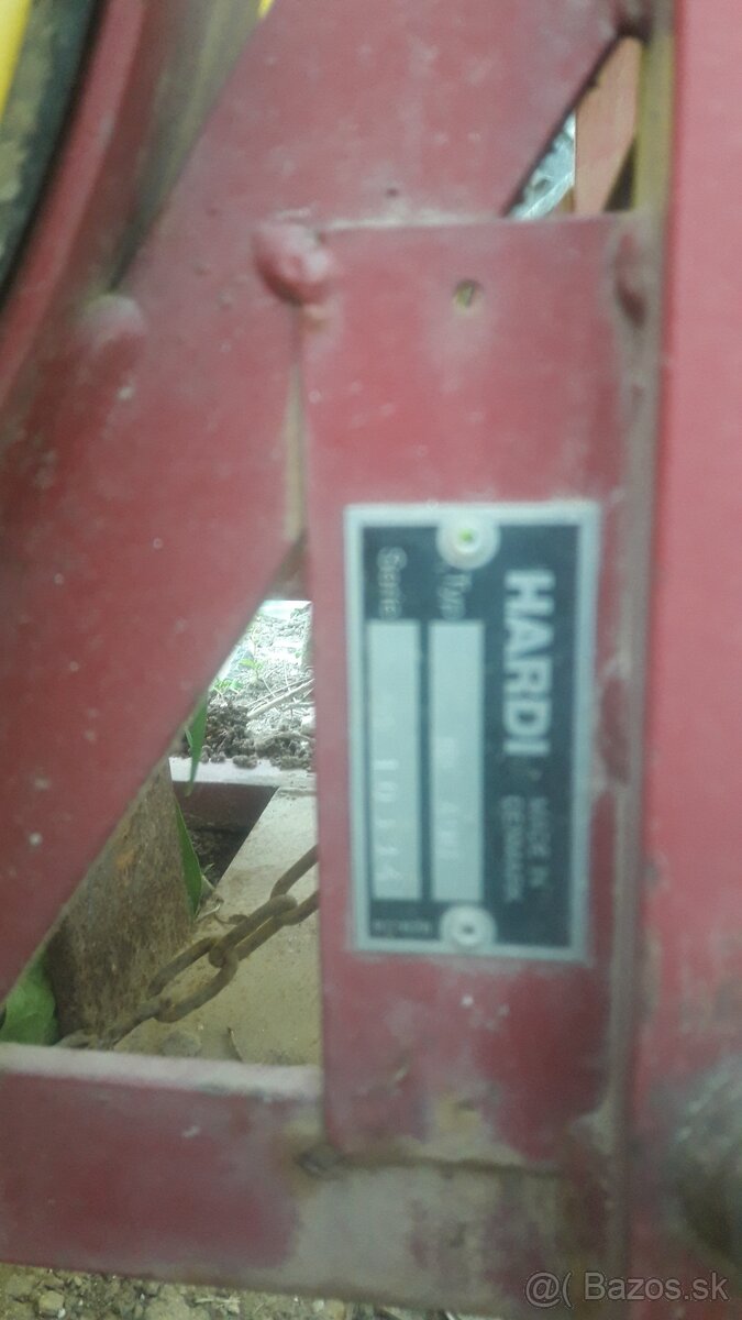 Nádrž na postrekovač Hardi, DAM, plečka - 3