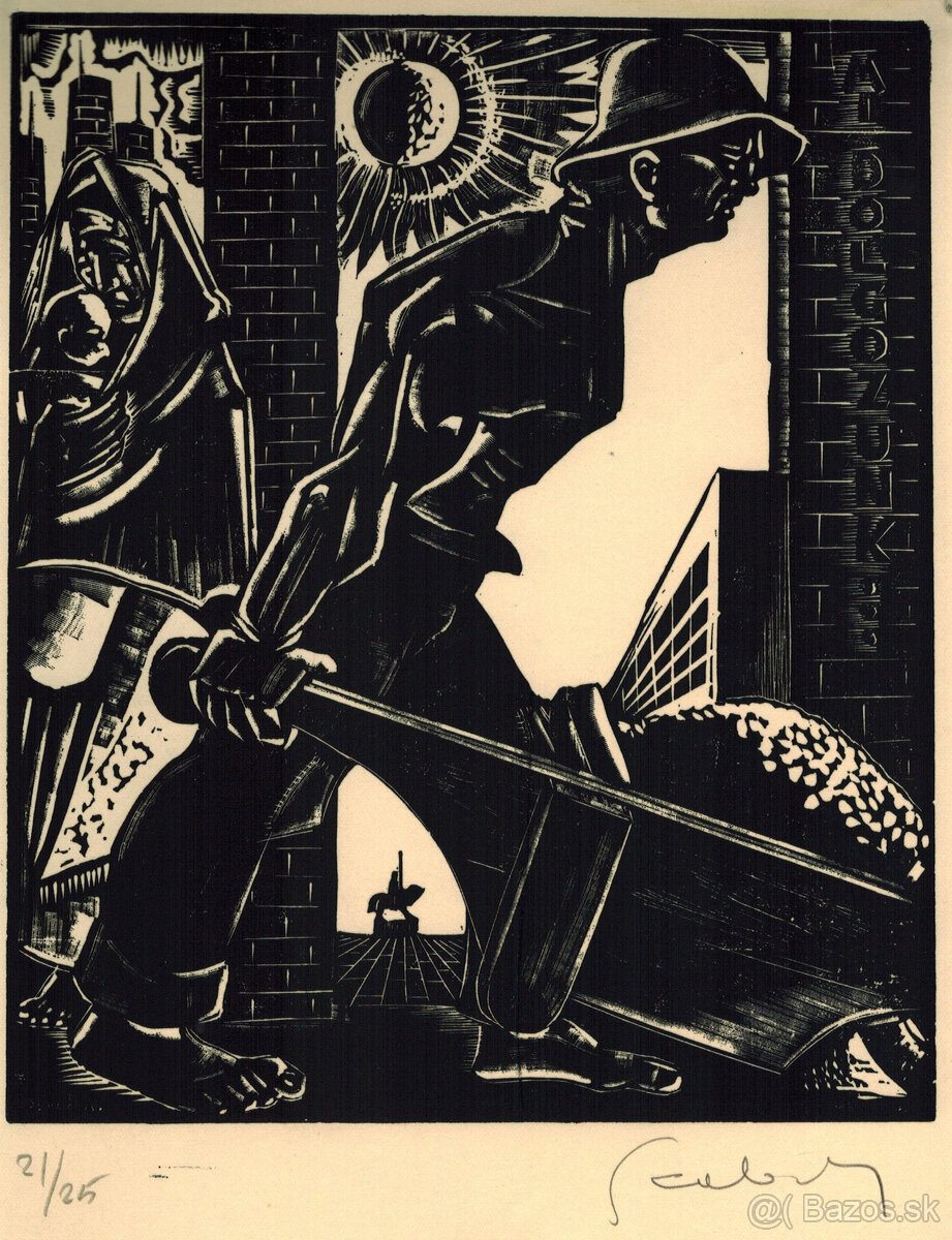 Szabó Gyula: drevoryty Ecce Homo - 3