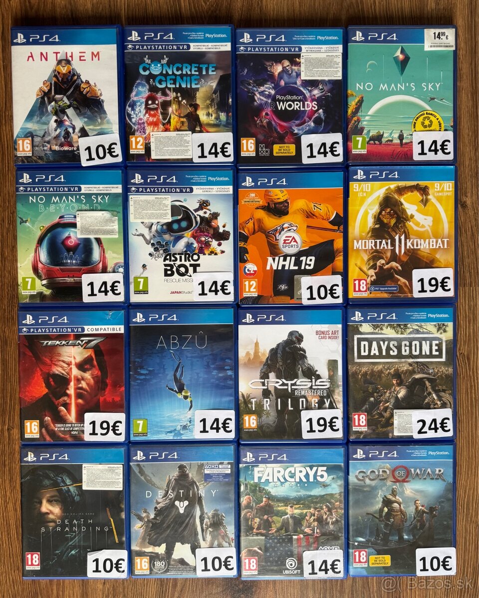 HRY na PS4 a PS5 (4+1 alebo 6+2 zdarma) - 3