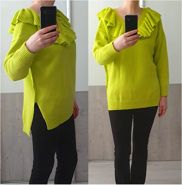 Sveter s volánmi Zara v.L - 3