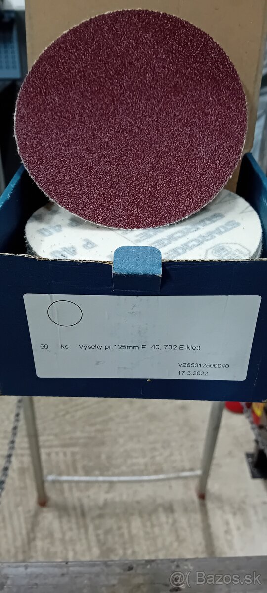 Brúsny výsek, papier,kotúč 125mm - 3