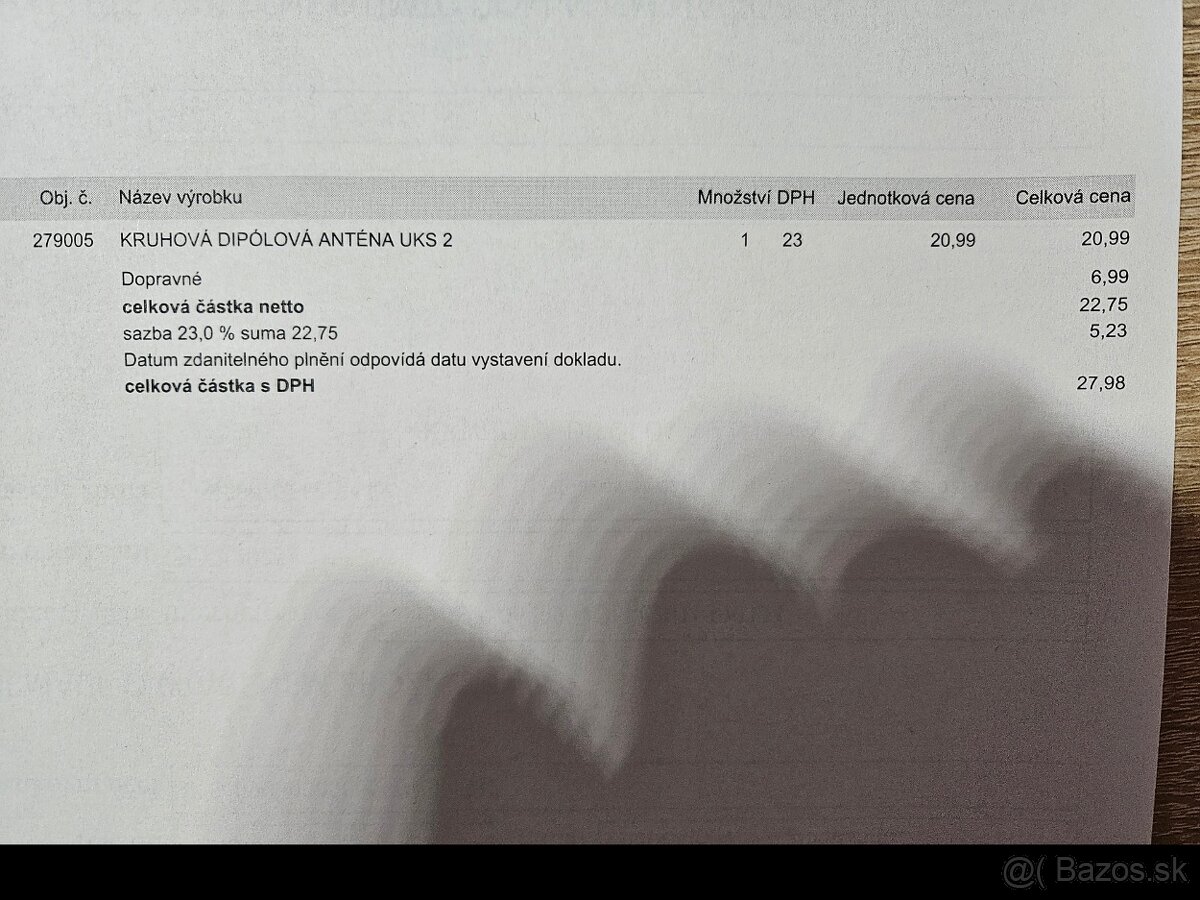 Vonkajšia FM anténa kruhový kruhový dipól - 3