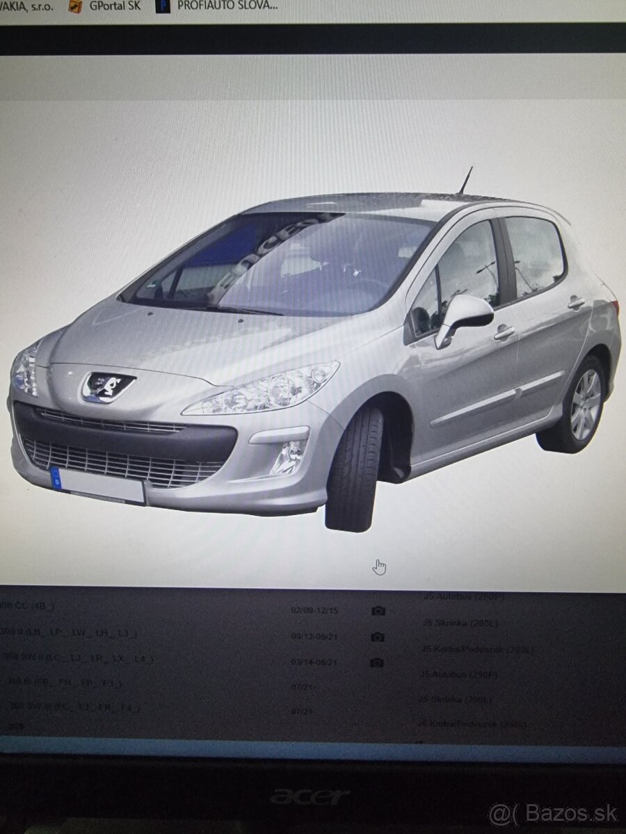 Peugeot 308 spätné zrkadlo - 3