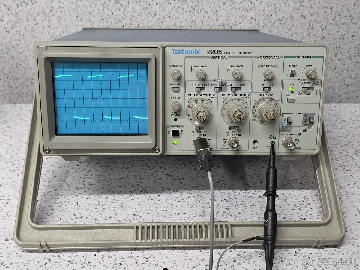 2x20Mhz - osciloskop TEKTRONIX 2205 - 3