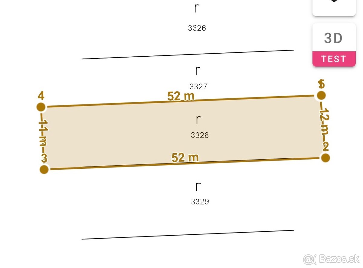Predám slnečný rovinatý pozemok - 3