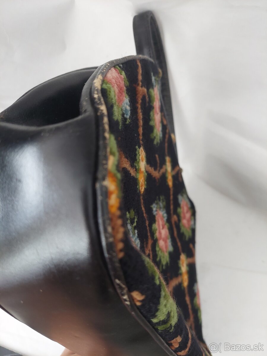 Srarozitna vysivana kabelka kabela gobelinka - 3