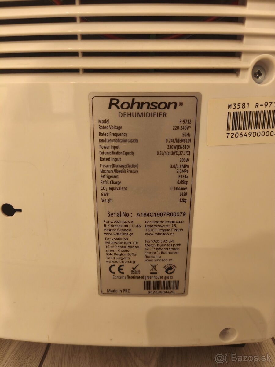 Rohnson R-9712 odvlhčovač vzduchu - 3
