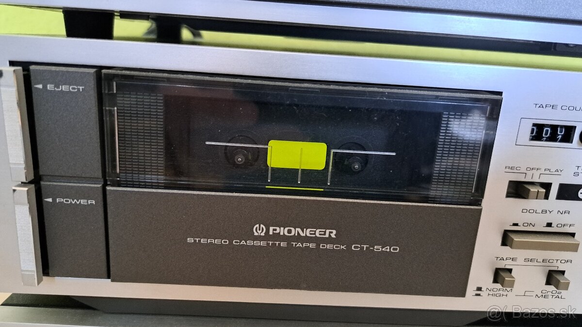 PIONEER - zosilňovač, tuner, stereo cassette deck - 3