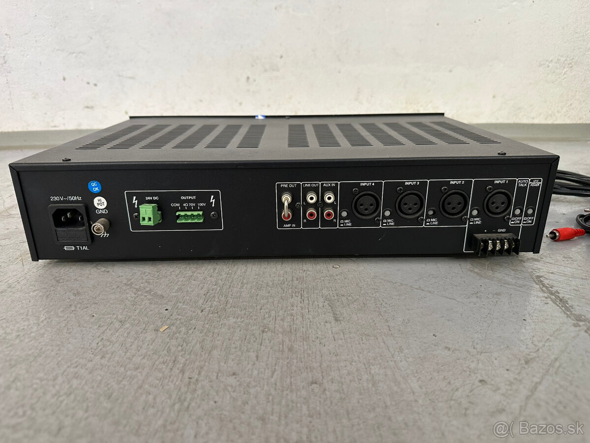 zosilňovač Monacor PA-900 120W - 3