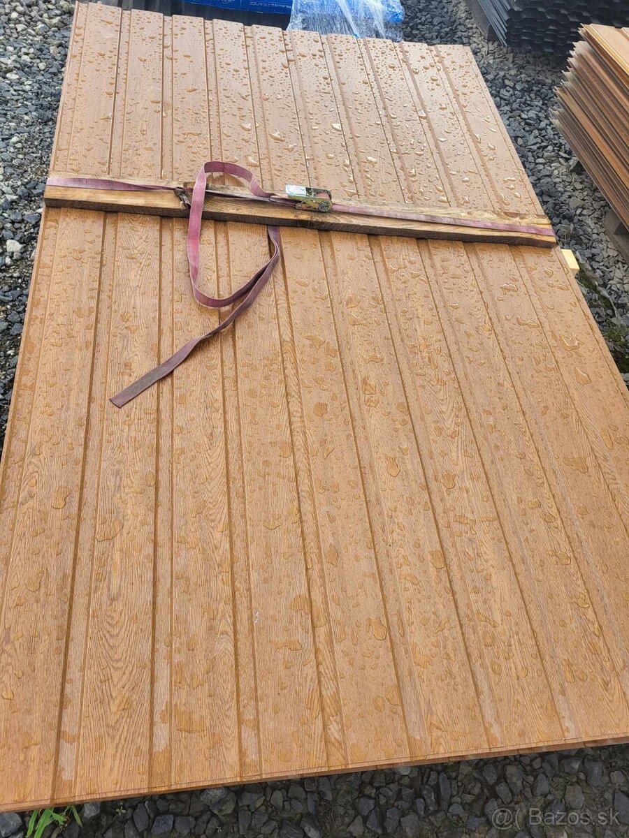 Trapezovy plechy T07 Zlaty dub lesklý,matný /Tmavý Dub,matny - 3