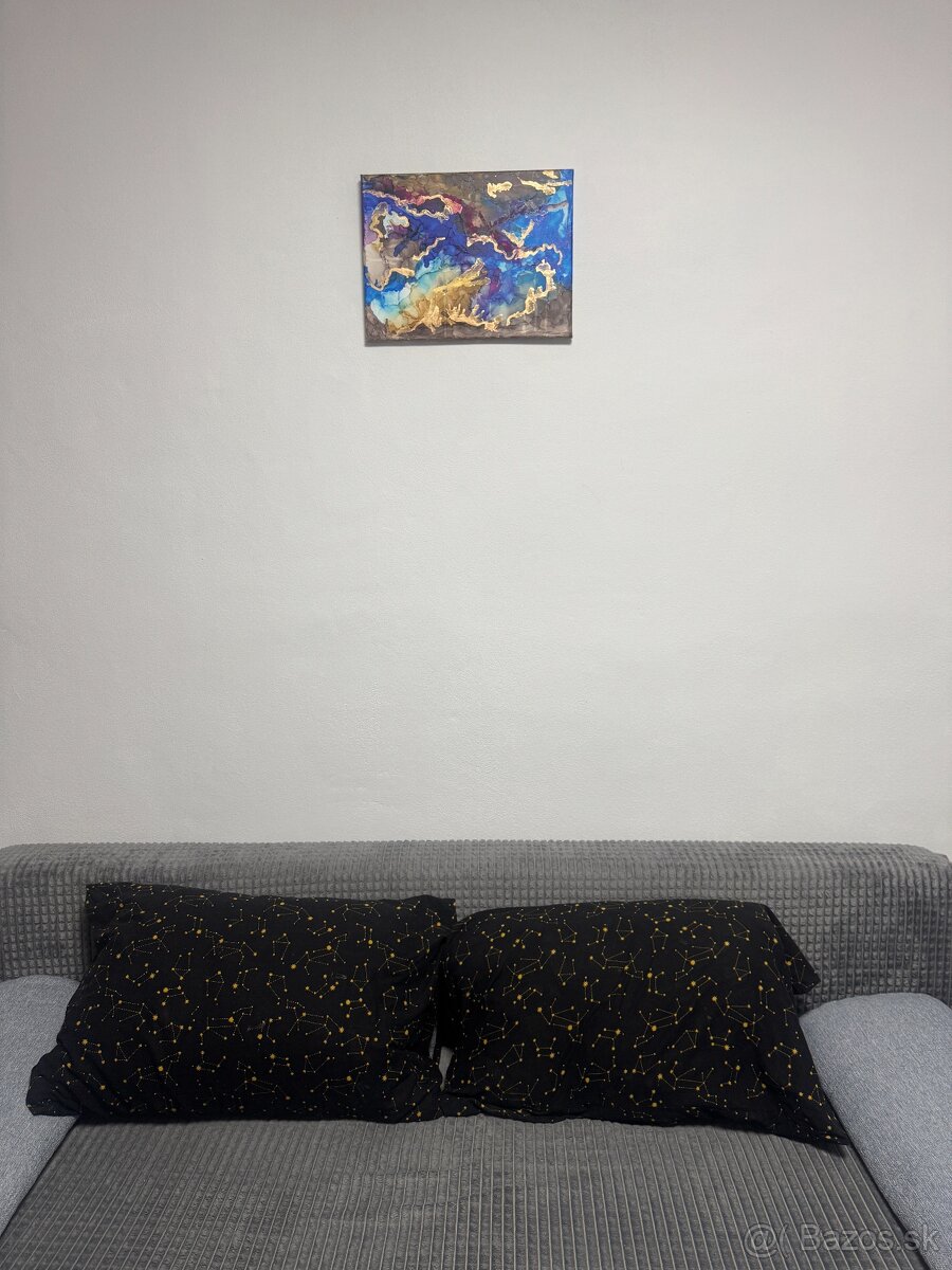 Predávam originálny obraz Galaxia: Tajomstvo vesmíru 40 x 30 - 3