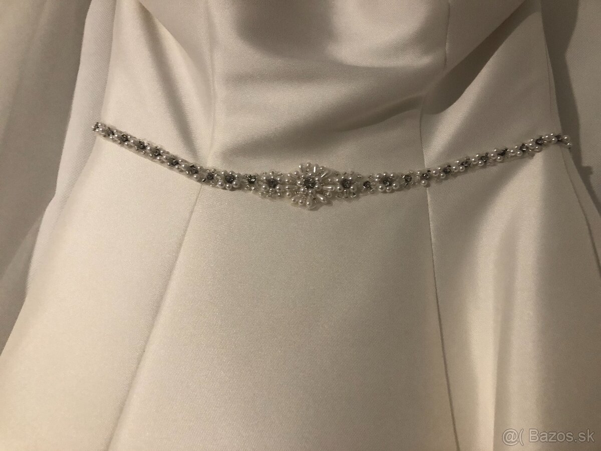 Predaj svadobné šaty s vlečkou - 3