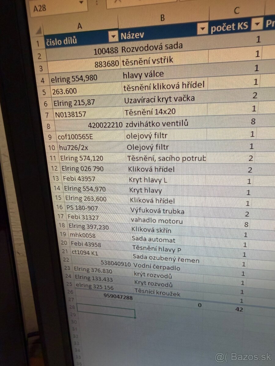 Dily audi A6 A4 motor 2.7 3.0 TDi - 3