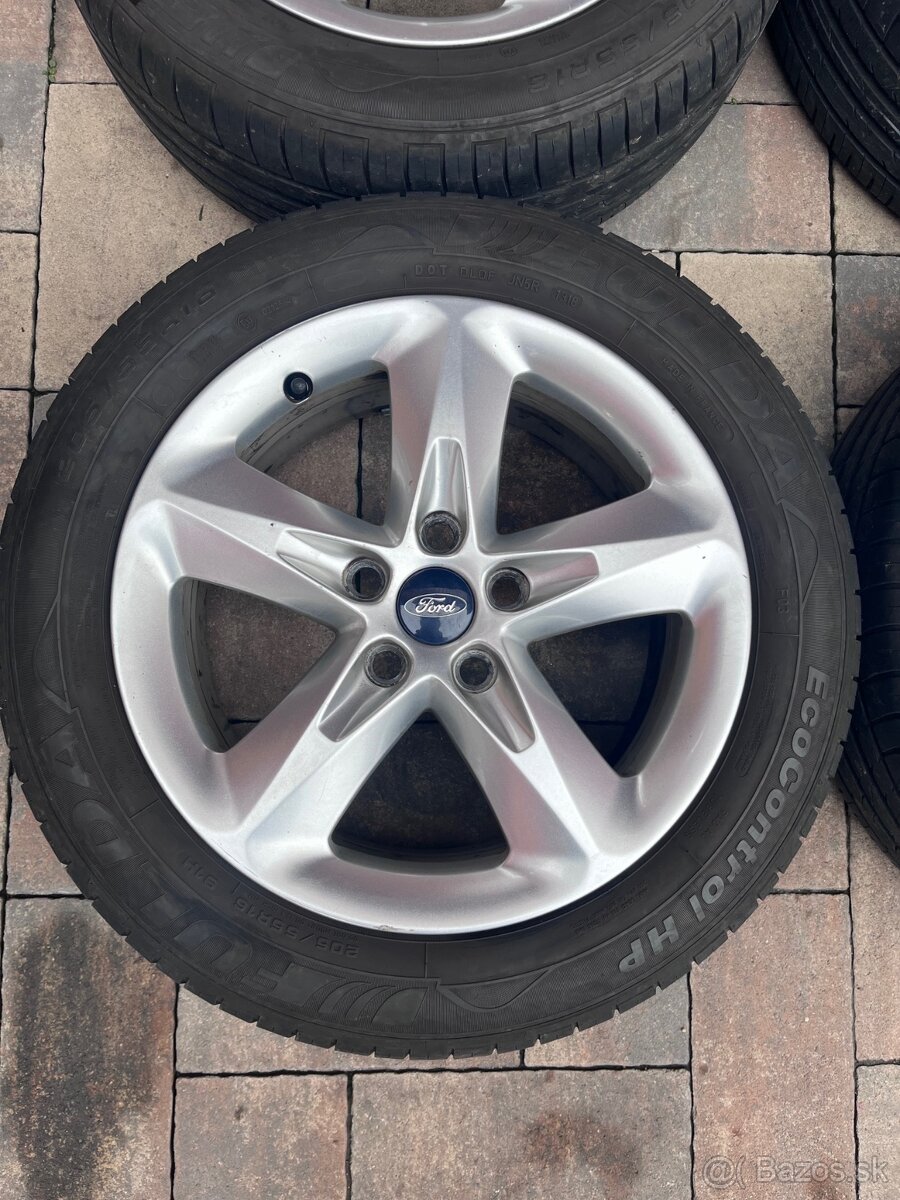 Orig. hliníkové disky Ford R16, 5x108 - 3