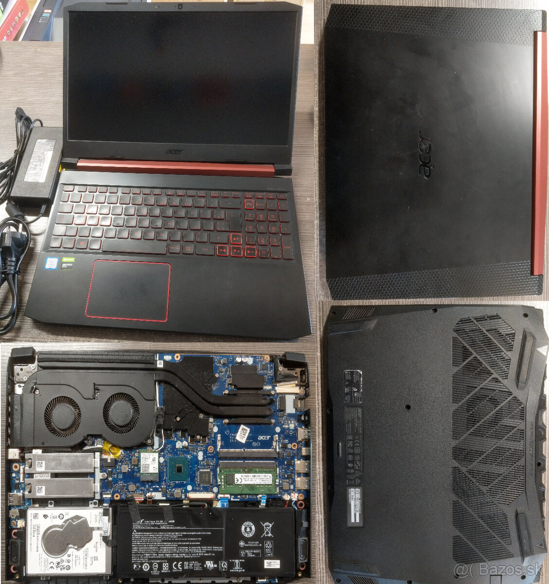 Notebooky: HP 635; Acer AN515; Toshiba L650, eMachines E442 - 3