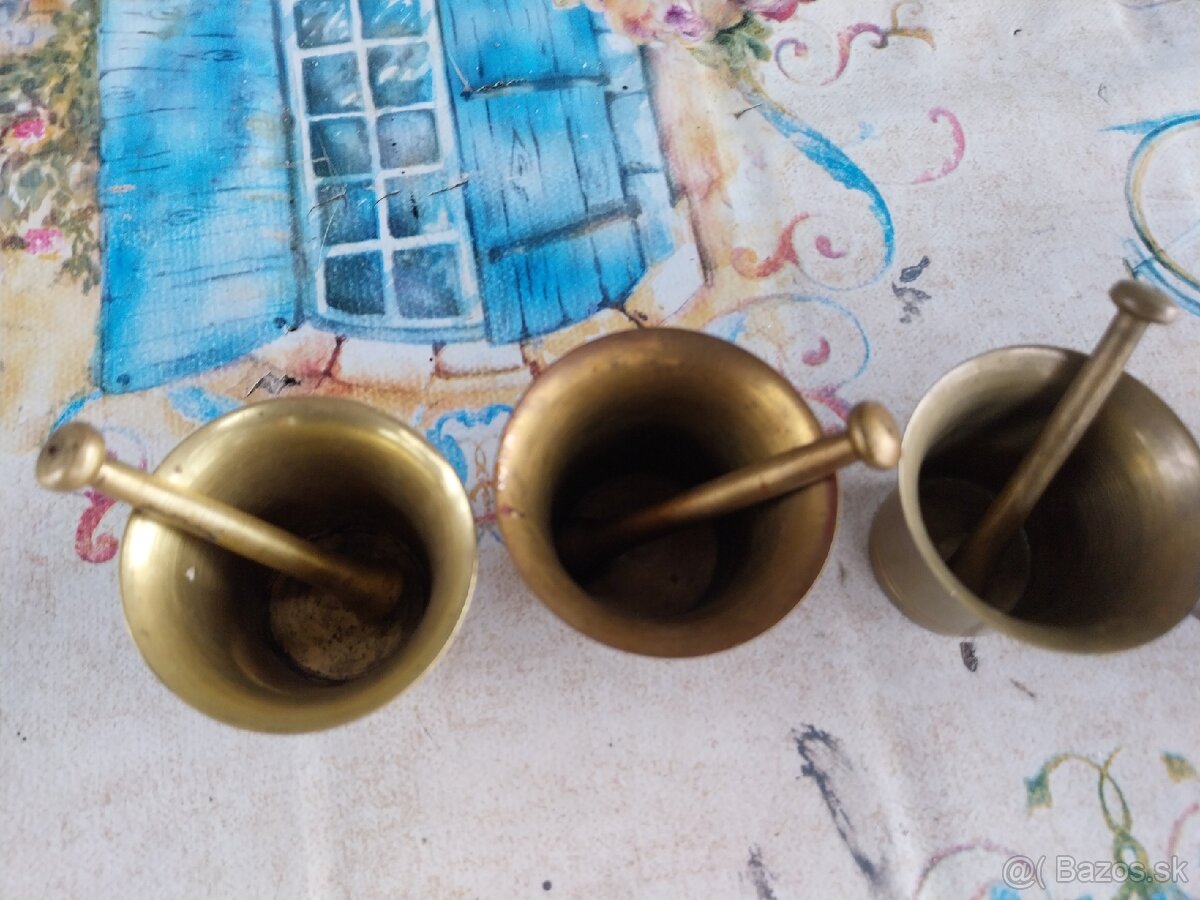 Mosadzné mažiare....10€ kus - 3