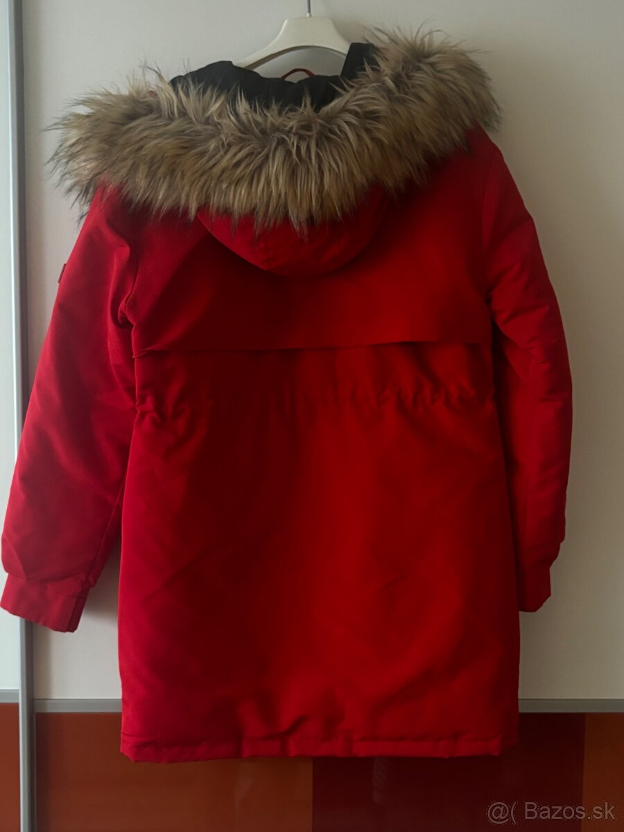 Zimná bunda Cropp červená - 3