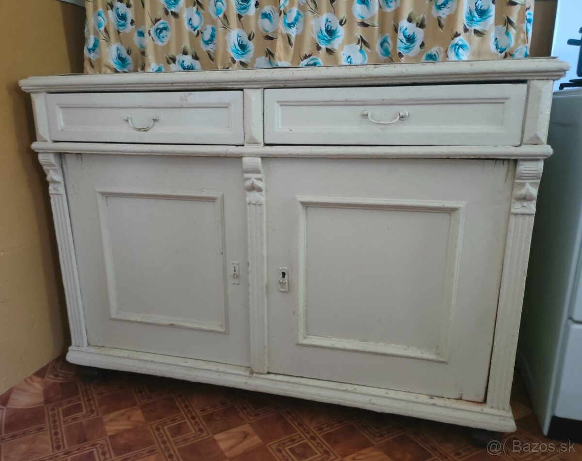 Retro kuchyňa - kredenc ( + stôl, + truhlica) - 3