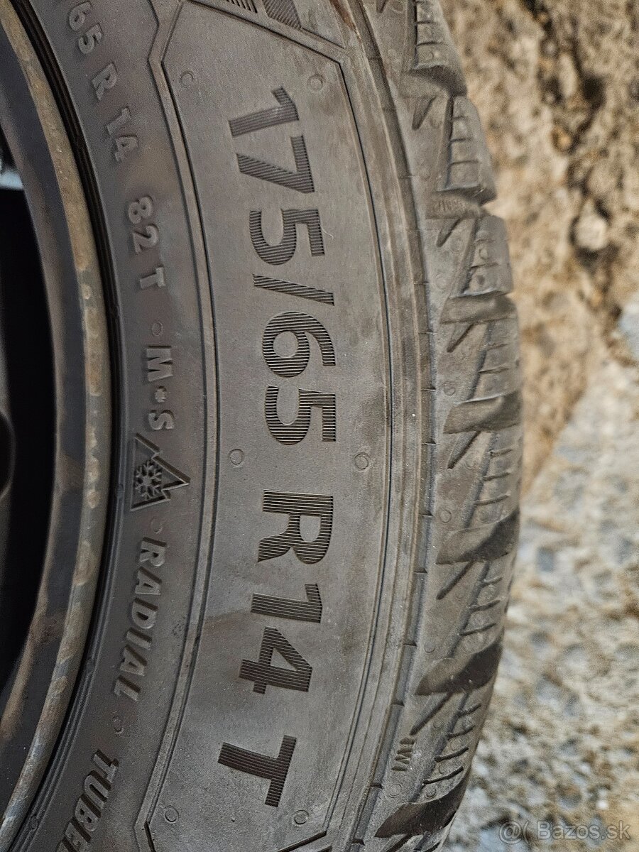 Zimné pneumatiky Barum Polaris 5 175/65 R14 + plechové disky - 3