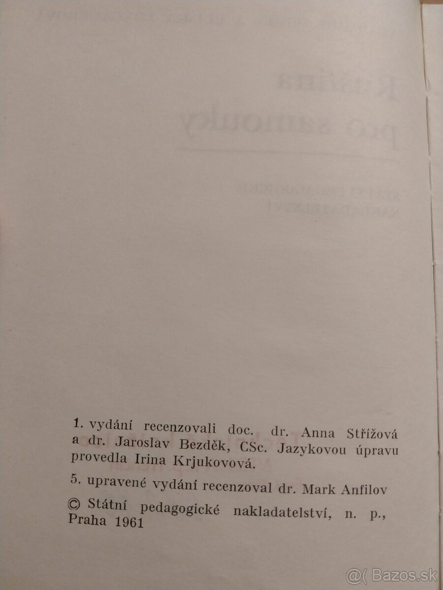 RUŠTINA pro samouky - 3