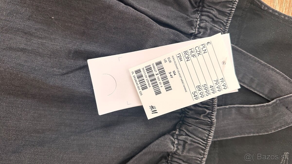 Riflove šaty h&m - 3