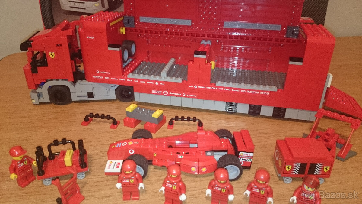 LEGO 8654 zo série Racers - Ferrari kamión - 3