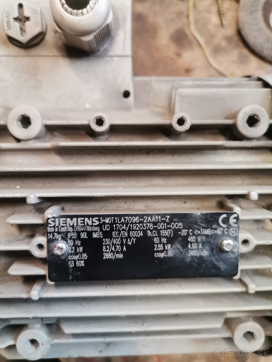 Elektromotor siemens 2,2 KW - 3