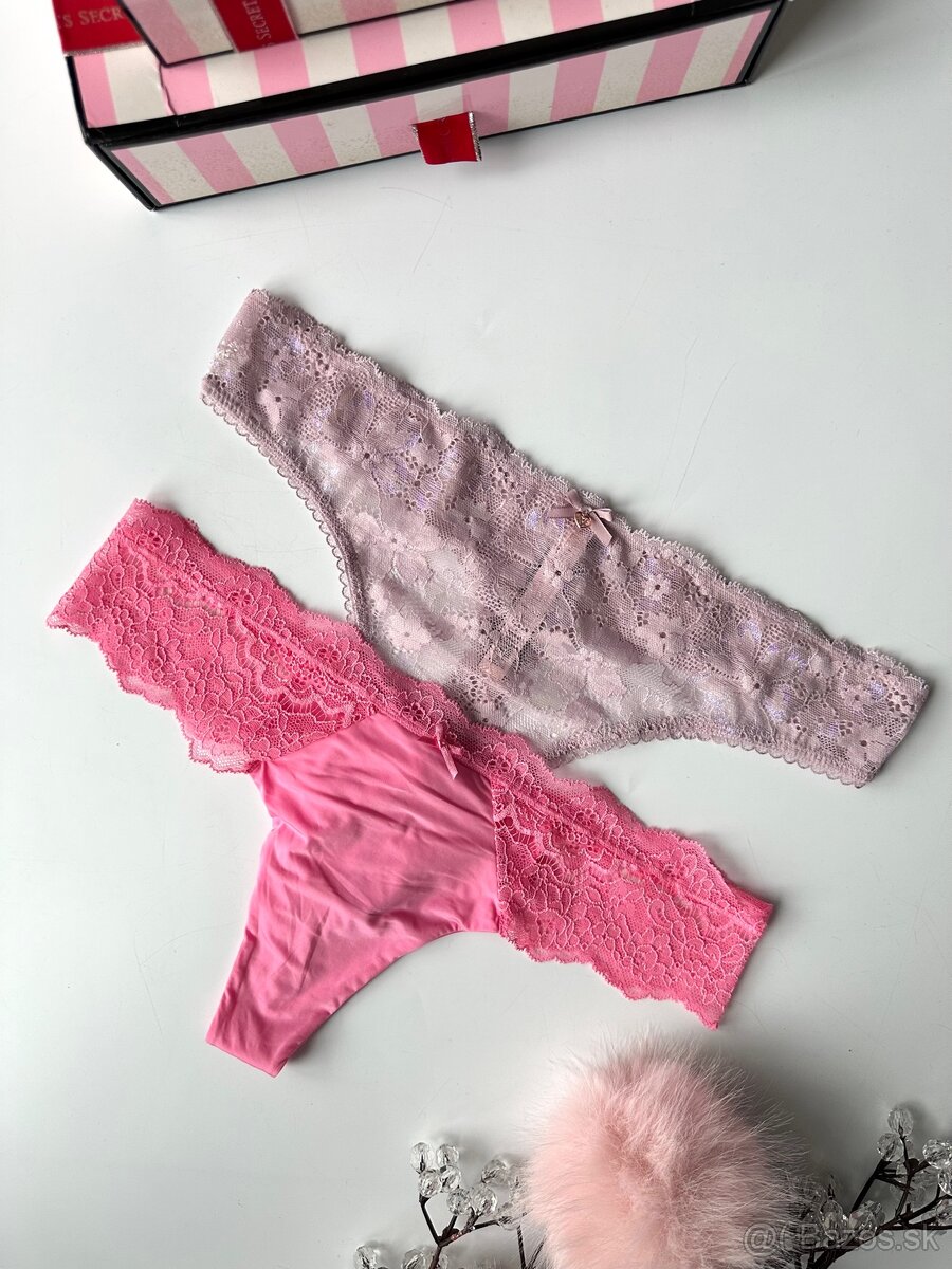 Victoria’s Secret tanga nohavičky vyššia rada M - 3