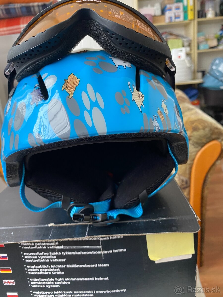 Detská lyžiarska prilba Blizzard s okuliarmi - 3