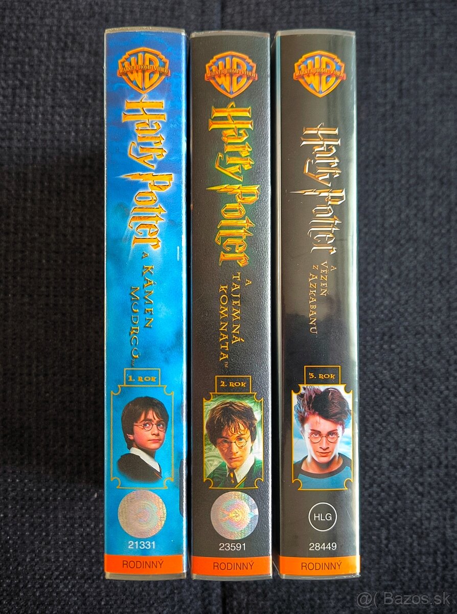 VHS kazety Harry Potter - 3