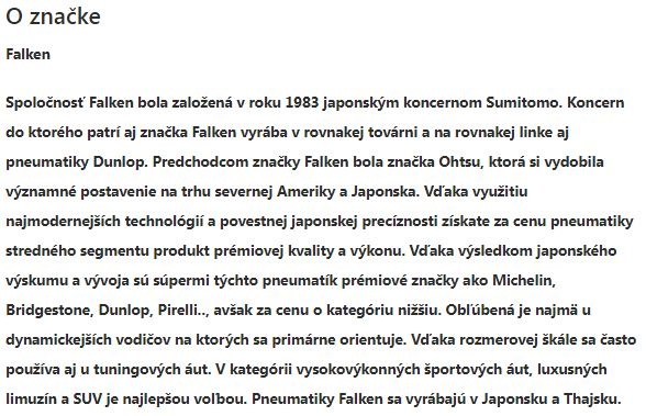 Zimné pneu Falken 215/65r16 - 3