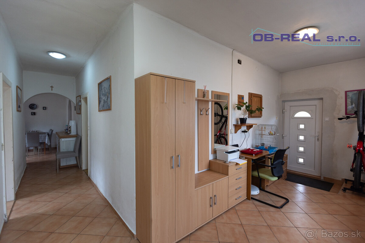 Predaj rekonštr. 3izb RD 90m2 tehla, nová strecha, pozemok 1 - 3