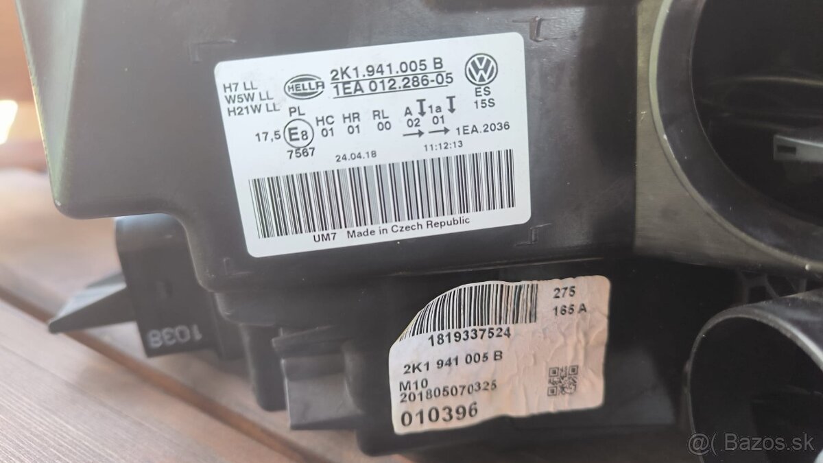 Vw caddy svetlomet H7 - 3