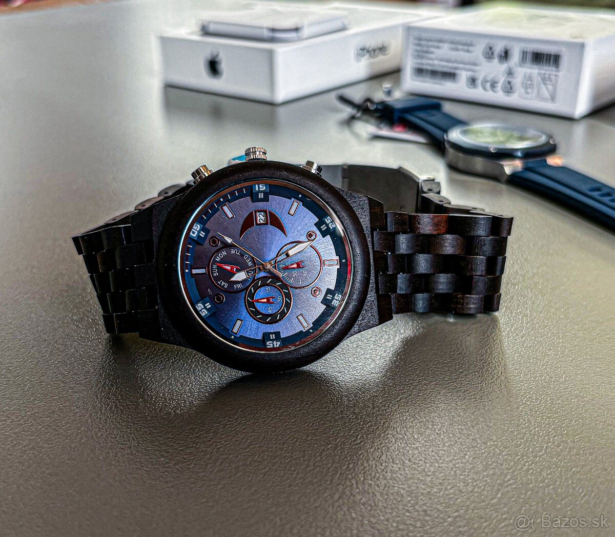 Drevené pánske hodinky - 3