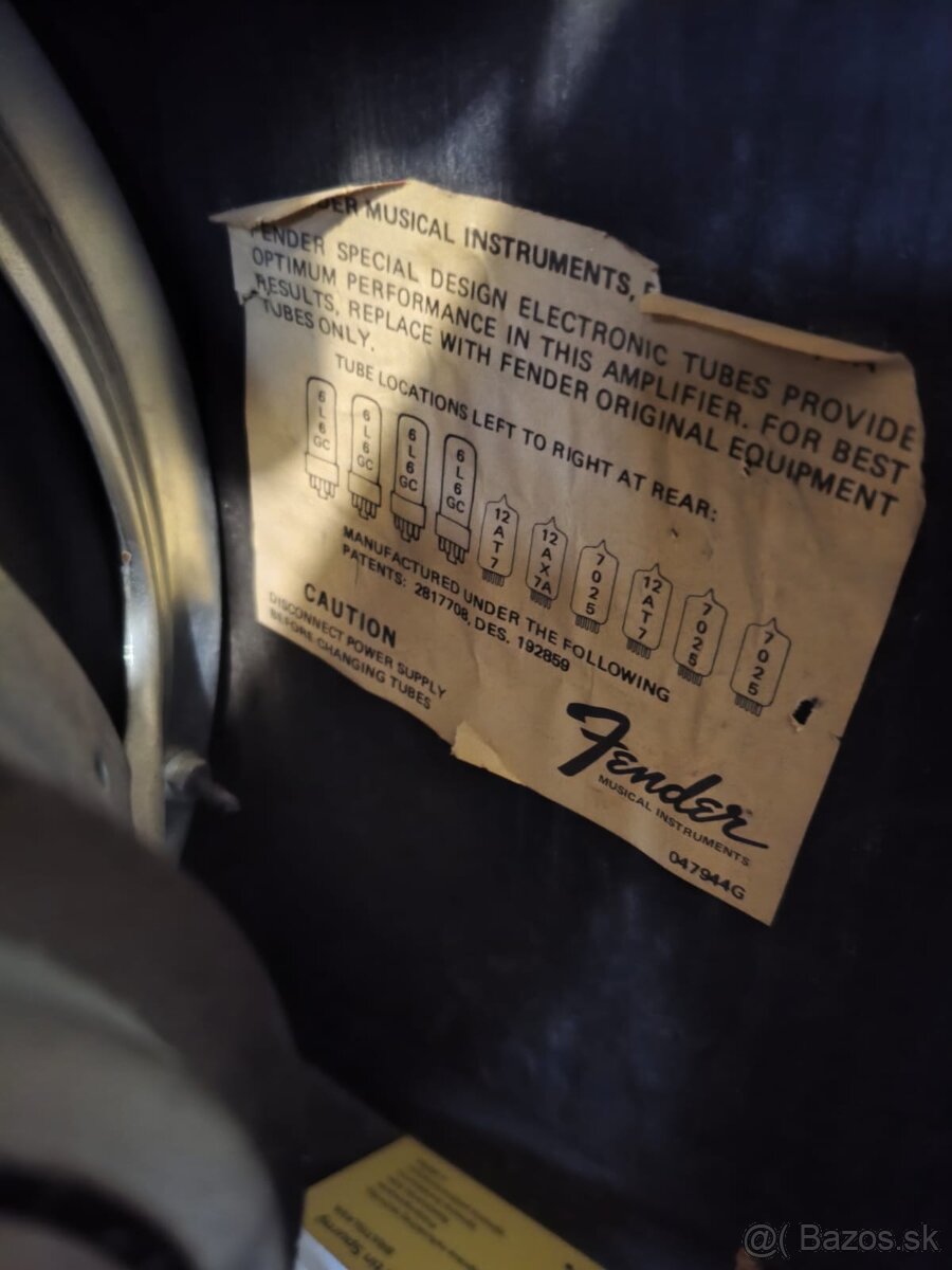 Fender Twin Reverb vintage gitarove combo (r.v. 1974) - 3