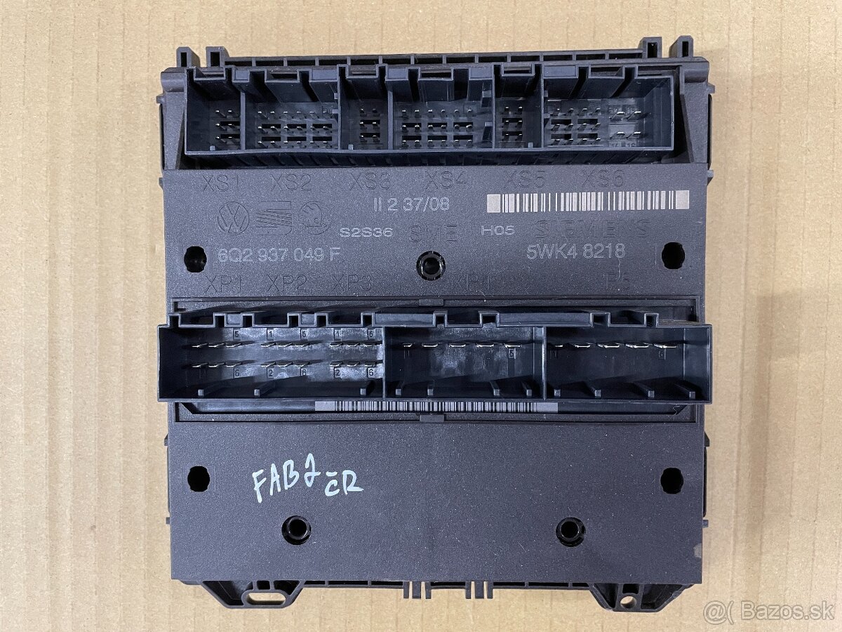 škoda fabia airbag motorček zamok radio budiky packy - 3