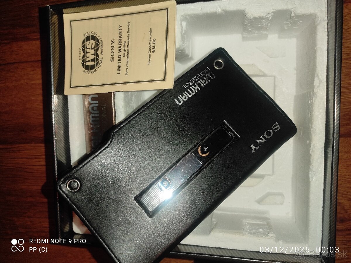 WALKMAN SONY PROFESSIONAL - 3