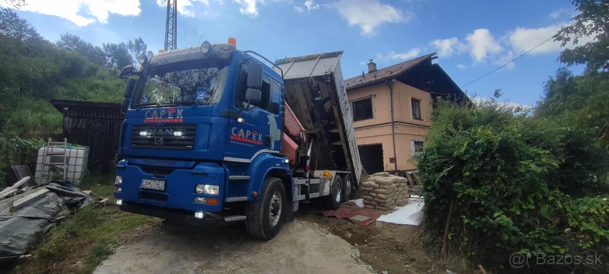 MAN 6x4-4 FASSI F195 Kipper+ KRAN - 3