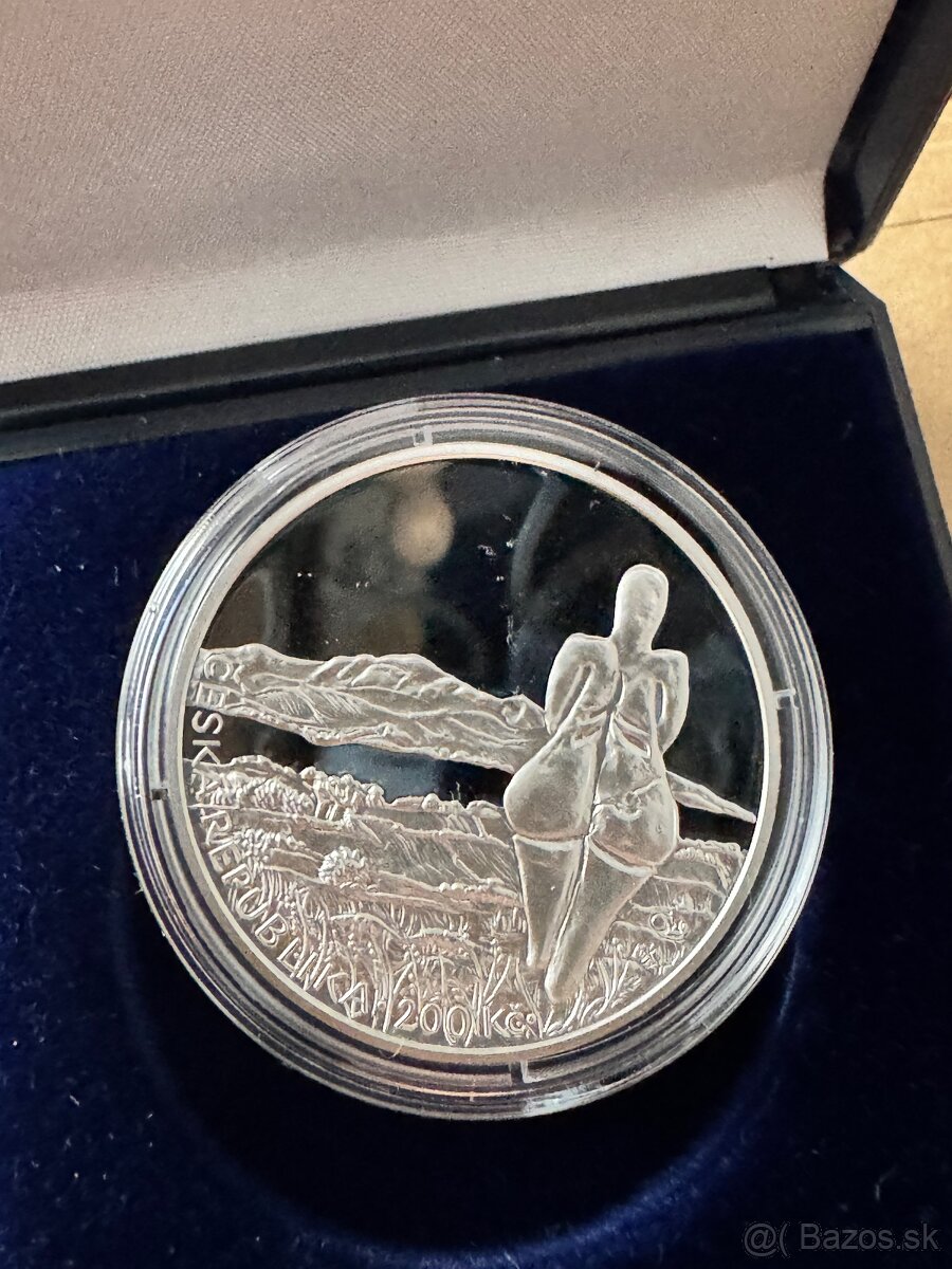 Strieborná minca 200 Kč (2025) proof - Věstonická Venuša - 3