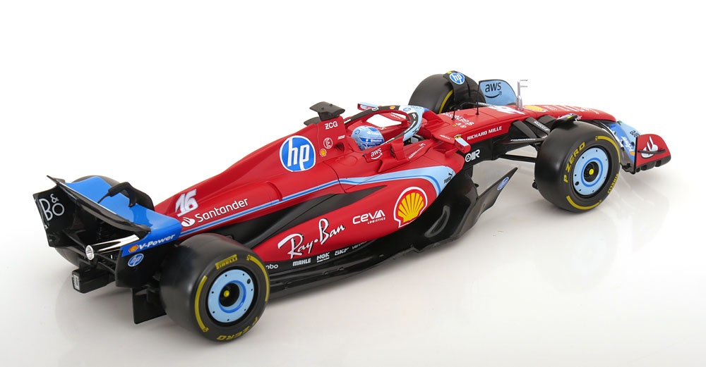 Ferrari SF-24 - Charles Leclerc 2024 Miami GP - 1:18 Bburago - 3