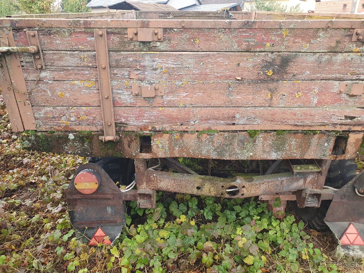 Predám vlečku 7t za traktor - 3