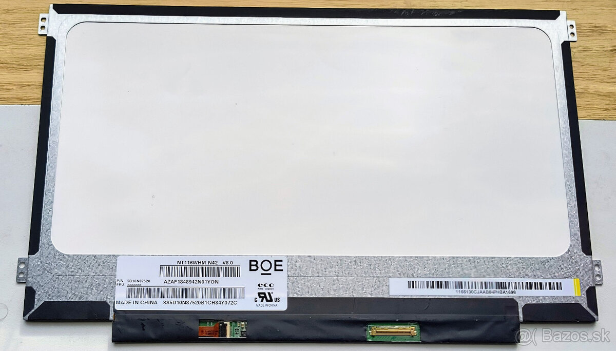 LCD display pre notebook 11.6" 1366x768 WXGA 30pin eDP Sli - 3