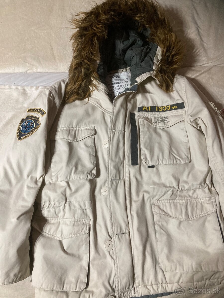 Zimna bunda Alpha industries velkost L - 3
